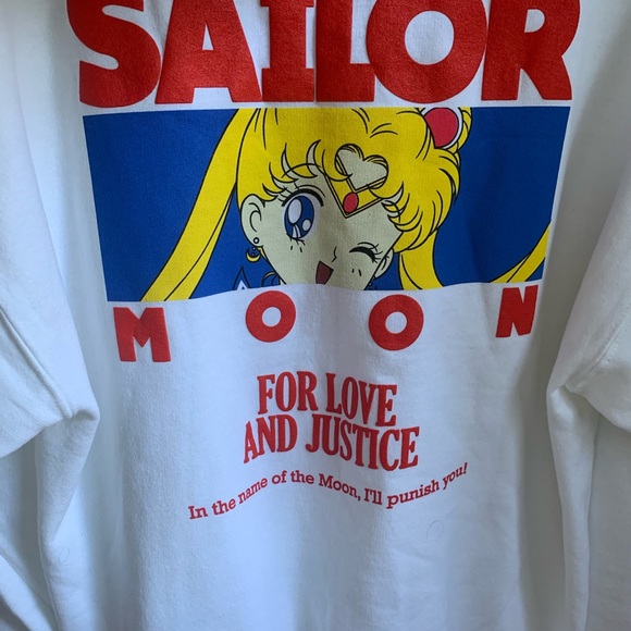 Urban Outfitters Tops - Sailor moon super rare sweatshirt size L